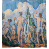 Paul Cezanne - Badende Duschvorhang (Vorderseite)