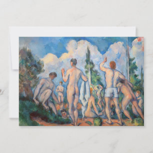 Paul Cezanne - Badende Einladung
