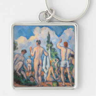 Paul Cezanne - Badende Schlüsselanhänger