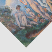 Paul Cezanne - Badende Seidenpapier (Ausschnitt)