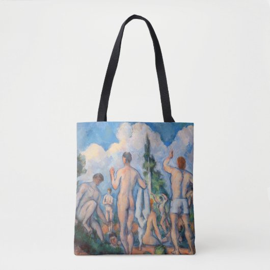 Paul Cezanne - Badende Tasche (Vorderseite)