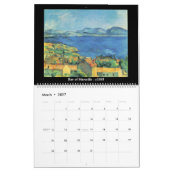 Paul Cezanne Band 6 Kalender (Mär 2027)