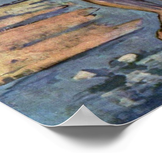 Paul Cezanne - Bather Poster (Ecke)