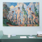 Paul Cezanne - Bathers Banner (Messe)