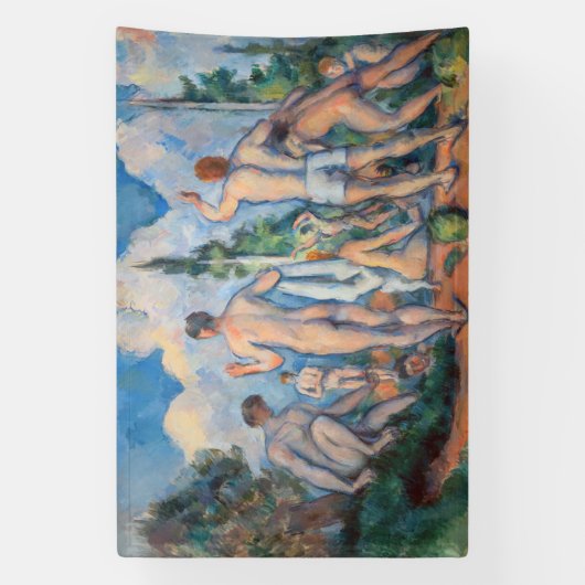 Paul Cezanne - Bathers Banner (Vertikal)