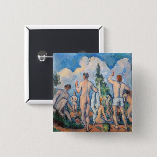 Paul Cezanne - Bathers Button (Vorne & Hinten)