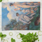 Paul Cezanne - Bathers Geschirrtuch (Gefaltet)