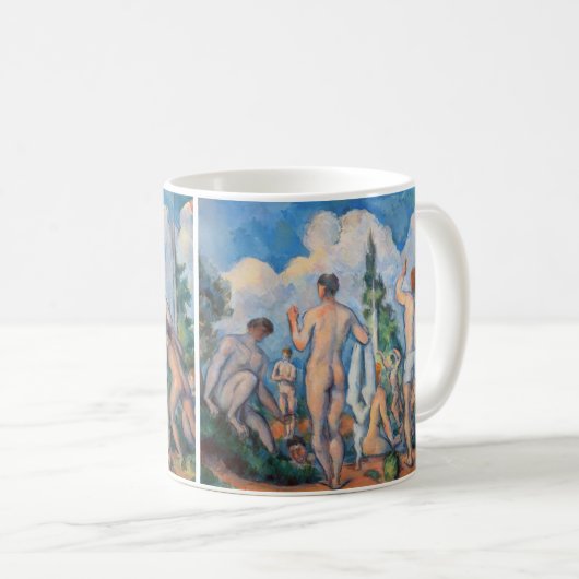 Paul Cezanne - Bathers Kaffeetasse (VorderseiteRechts)