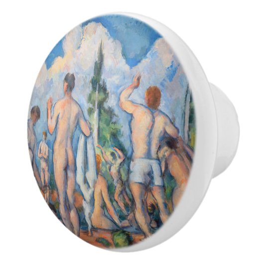 Paul Cezanne - Bathers Keramikknauf (Rechts)