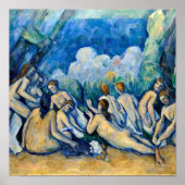 Paul Cezanne - Bathers (Les Grandes Baigneuses) Poster (Vorne)