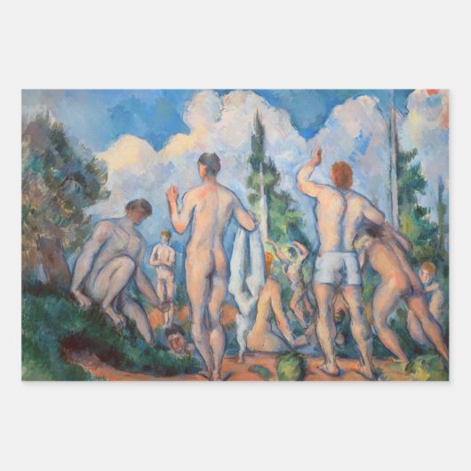 Paul Cezanne - Bathers Masterpiece Selection Geschenkpapier Set (Vorderseite 3)