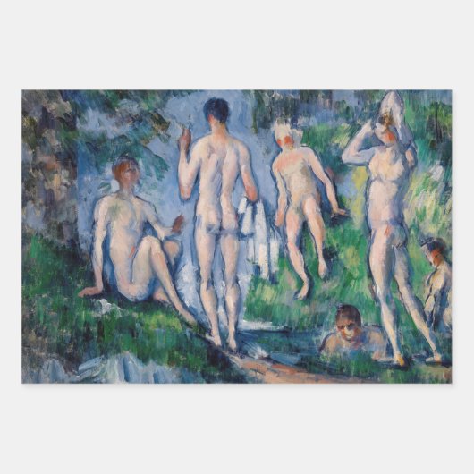 Paul Cezanne - Bathers Masterpiece Selection Geschenkpapier Set (Vorderseite 2)