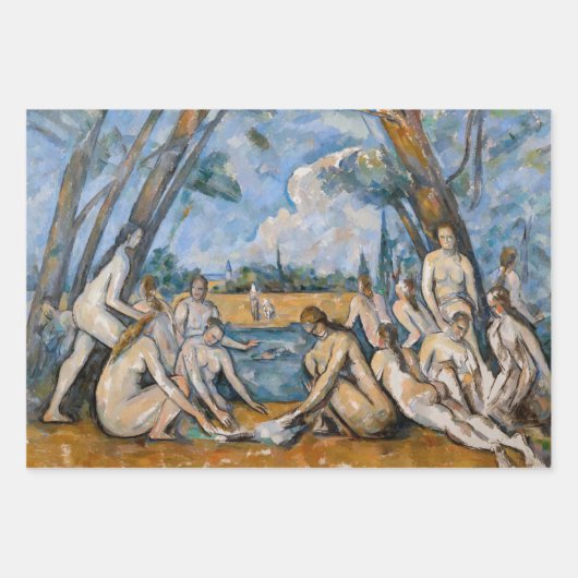 Paul Cezanne - Bathers Masterpiece Selection Geschenkpapier Set (Vorderseite)