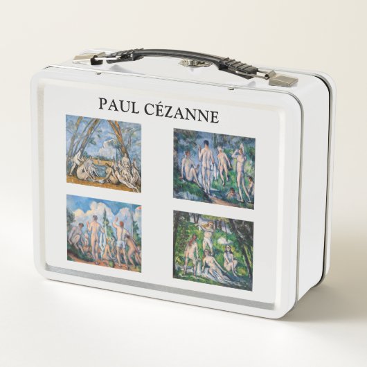 Paul Cezanne - Bathers Masterpiece Selection Metall Brotdose (Rückseite)
