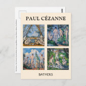 Paul Cezanne - Bathers Masterpiece Selection Postkarte (Vorne/Hinten)