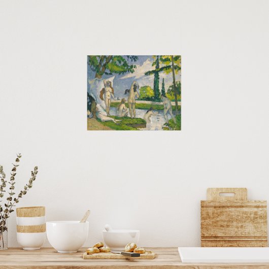 Paul Cezanne | Bathers Poster (Küche)