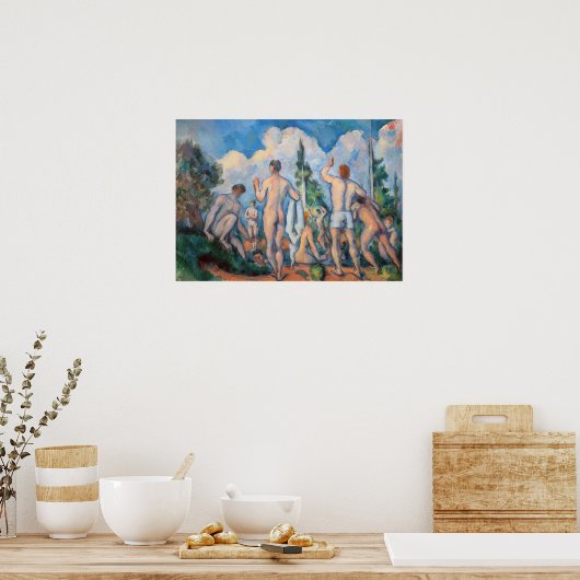 Paul Cezanne - Bathers Poster (Küche)