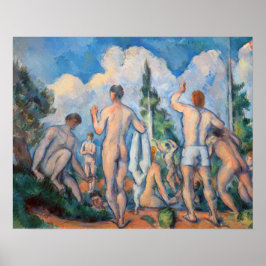 Paul Cezanne - Bathers Poster