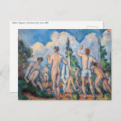Paul Cezanne - Bathers Postkarte (Vorne/Hinten)