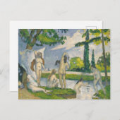 Paul Cezanne | Bathers Postkarte (Vorne/Hinten)