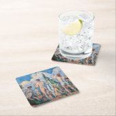 Paul Cezanne - Bathers Rechteckiger Pappuntersetzer (Vor Ort)