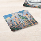 Paul Cezanne - Bathers Rechteckiger Pappuntersetzer (angewinkelt)