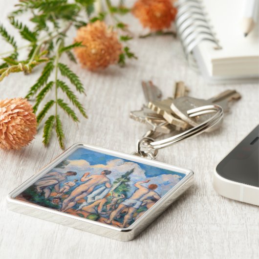 Paul Cezanne - Bathers Schlüsselanhänger (Seite)