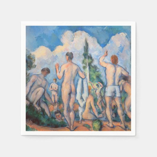Paul Cezanne - Bathers Serviette (Vorderseite)
