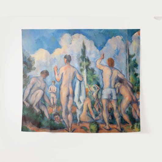 Paul Cezanne - Bathers Wandteppich (Vorderseite (Horizontal))