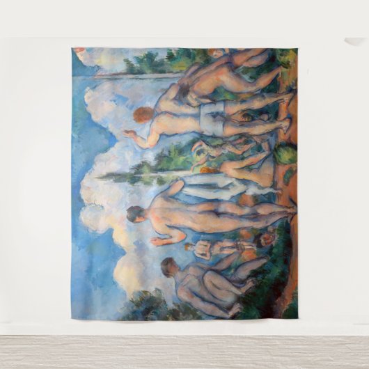 Paul Cezanne - Bathers Wandteppich (Vorderseite)
