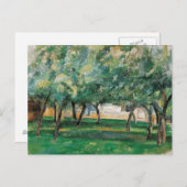 Paul Cezanne - Bauernhof in der Normandie Postkarte (Vorne/Hinten)
