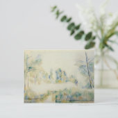 Paul Cezanne - Bäume am Wasser Postkarte (Stehend Vorderseite)