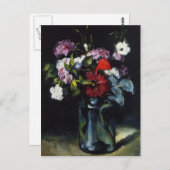 Paul Cezanne - Blume in einer Vase Postkarte (Vorne/Hinten)