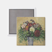 Paul Cezanne Bouquet of Flowers in a Vase, c.187 Magnet (Vorderseite/Rückseite)