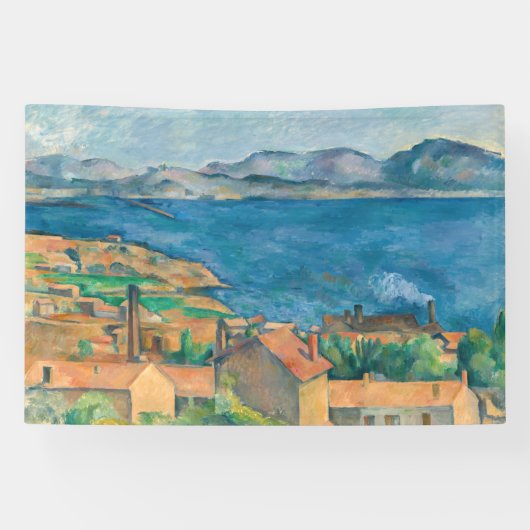Paul Cezanne - Bucht von Marseille, von Estaque au Banner (Horizontal)