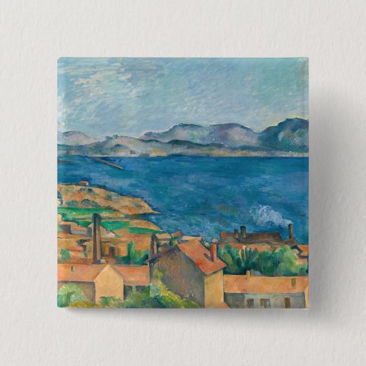 Paul Cezanne - Bucht von Marseille, von Estaque au Button (Vorderseite)