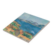 Paul Cezanne - Bucht von Marseille, von Estaque au Fliese (Seite)