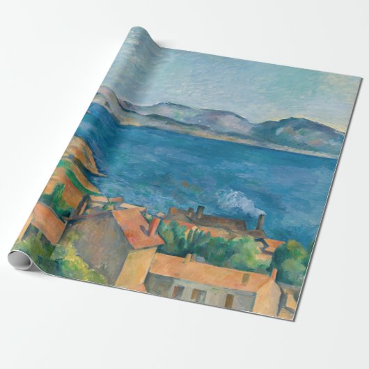 Paul Cezanne - Bucht von Marseille, von Estaque au Geschenkpapier (Ungerollt)