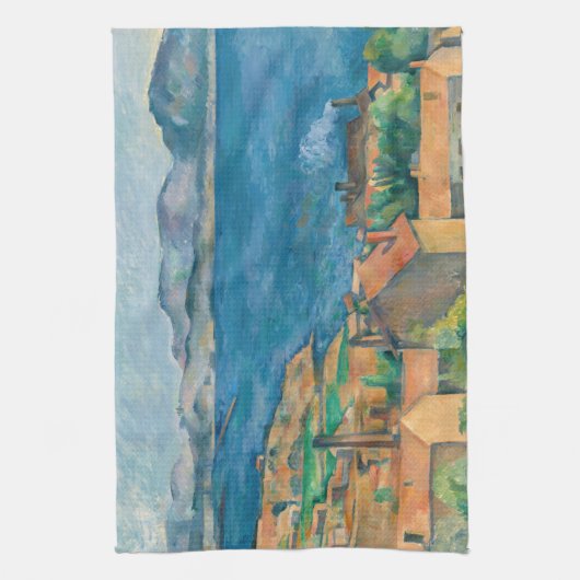 Paul Cezanne - Bucht von Marseille, von Estaque au Geschirrtuch (Vertikal)