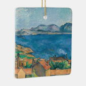 Paul Cezanne - Bucht von Marseille, von Estaque au Keramikornament (Rechts)