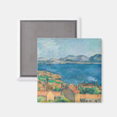 Paul Cezanne - Bucht von Marseille, von Estaque au Magnet (Vorderseite/Rückseite)