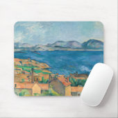 Paul Cezanne - Bucht von Marseille, von Estaque au Mousepad (Mit Mouse)