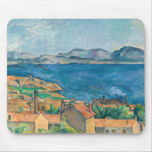Paul Cezanne - Bucht von Marseille, von Estaque au Mousepad