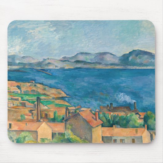 Paul Cezanne - Bucht von Marseille, von Estaque au Mousepad (Vorne)