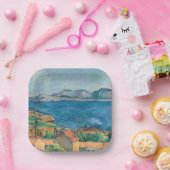 Paul Cezanne - Bucht von Marseille, von Estaque au Pappteller (Party)