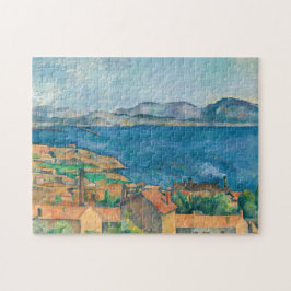 Paul Cezanne - Bucht von Marseille, von Estaque au Puzzle
