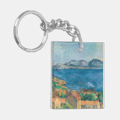 Paul Cezanne - Bucht von Marseille, von Estaque au Schlüsselanhänger (Vorderseite links)