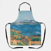 Paul Cezanne - Bucht von Marseille, von Estaque au Schürze (Vorderseite)