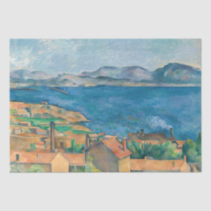Paul Cezanne - Bucht von Marseille, von Estaque au Seidenpapier