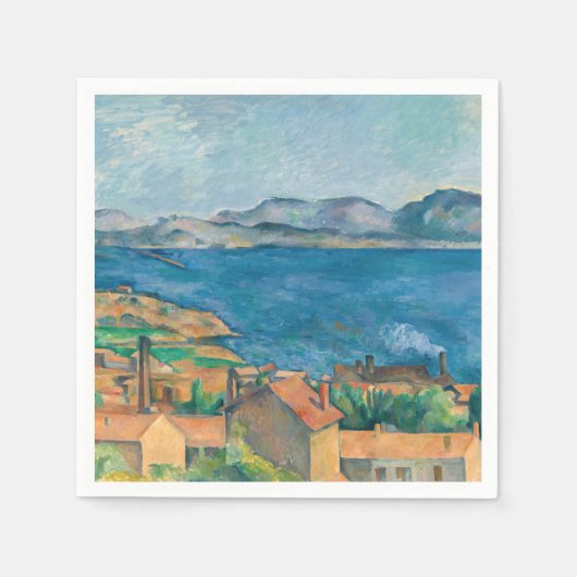 Paul Cezanne - Bucht von Marseille, von Estaque au Serviette (Vorderseite)